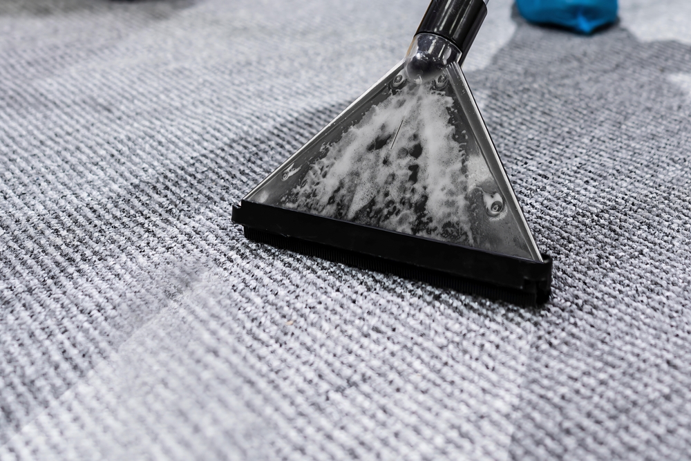 Janitor,Cleaning,Carpet,Rug,With,Vacuum,For,Pristine,Clean