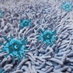 Bacteria,And,Viruses,On,Tissue.,3d,Illustration.,Llife,Style,Cleanliness